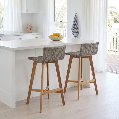"Manuka" Bar Chairs 2 pcs Solid Acacia Wood