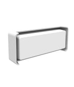 HEKA: Surface Mounted Rectangular LED Exterior Wall Lights IP65 White