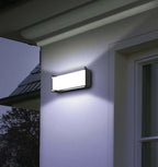 HEKA: Surface Mounted Rectangular LED Exterior Wall Lights IP65 White