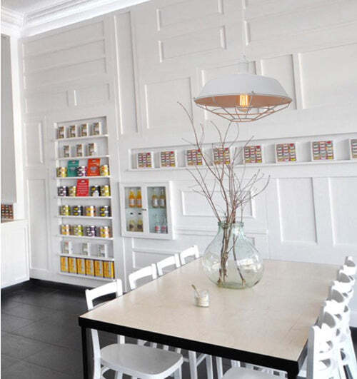 MATRIX: Industrial Iron Dome & Cage Pendant Lights Matte White