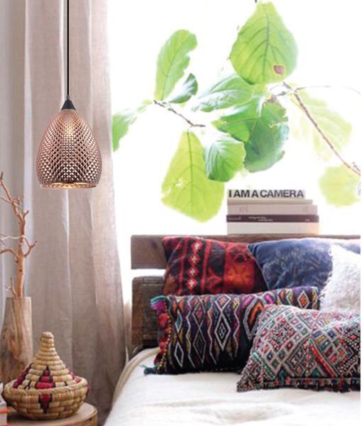 RICTUS: Bohemian Glass Ellipse Shape Pendant Lights Chrome Color