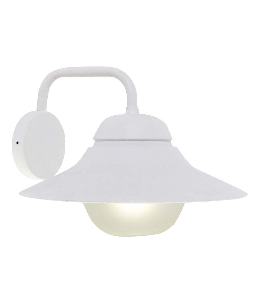 SPY: Exterior Wall Lights with Frosted Diffuser IP44 Matte White