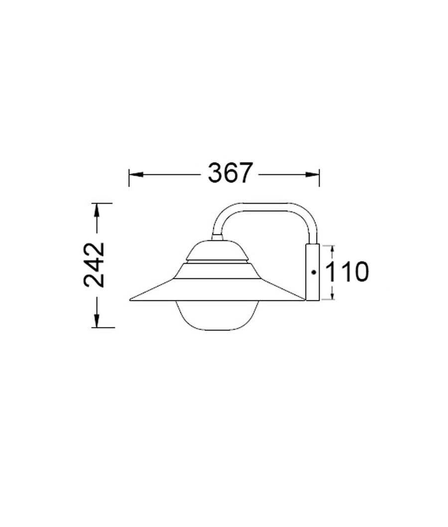 SPY: Exterior Wall Lights with Frosted Diffuser IP44 Matte Black