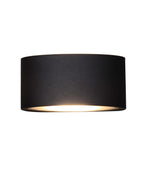 TAMA: LED Exterior Surface Mounted Curved Up/Down Wall Lights IP54 Black