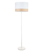 TAMBURA: Scandinavian Large Round Drum Shape Floor Lamps White