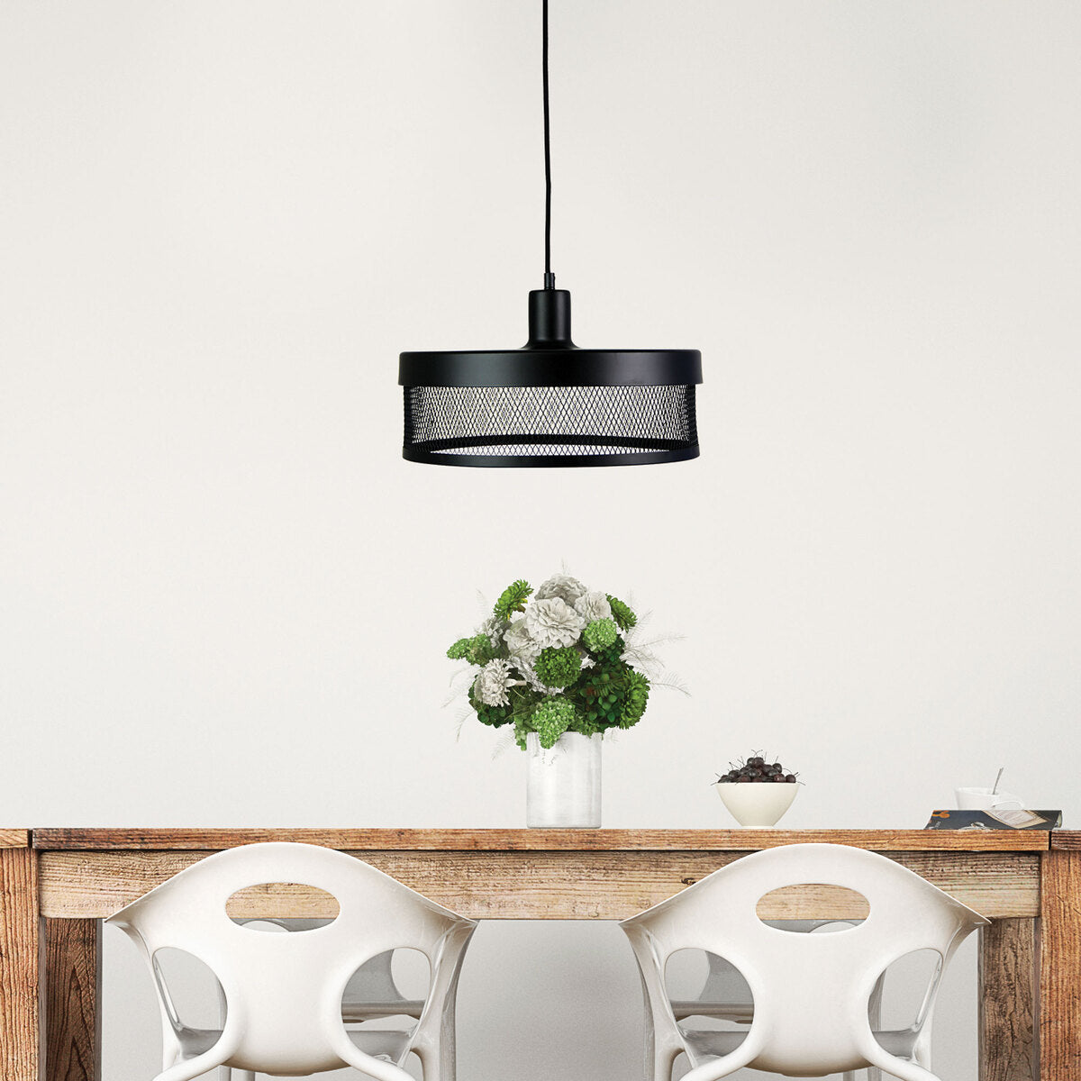 Oriel Lighting CHESTER 36cm Industrial Mesh Pendant Retro Pendant Light