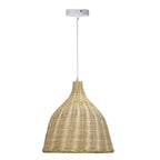 Oriel Lighting BUKIT Cane Shade Pendant Light