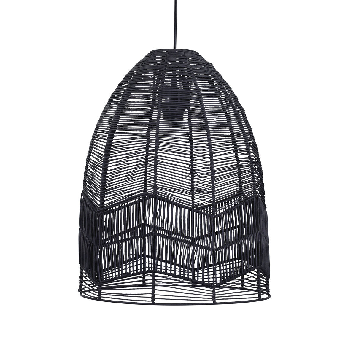ORIEL SERANG 35 Cane Pendant Light Shade Only - Decorative Pendant Light