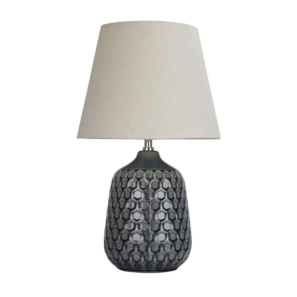 Oriel Lighting DARIA Ceramic Table Lamp with Shade