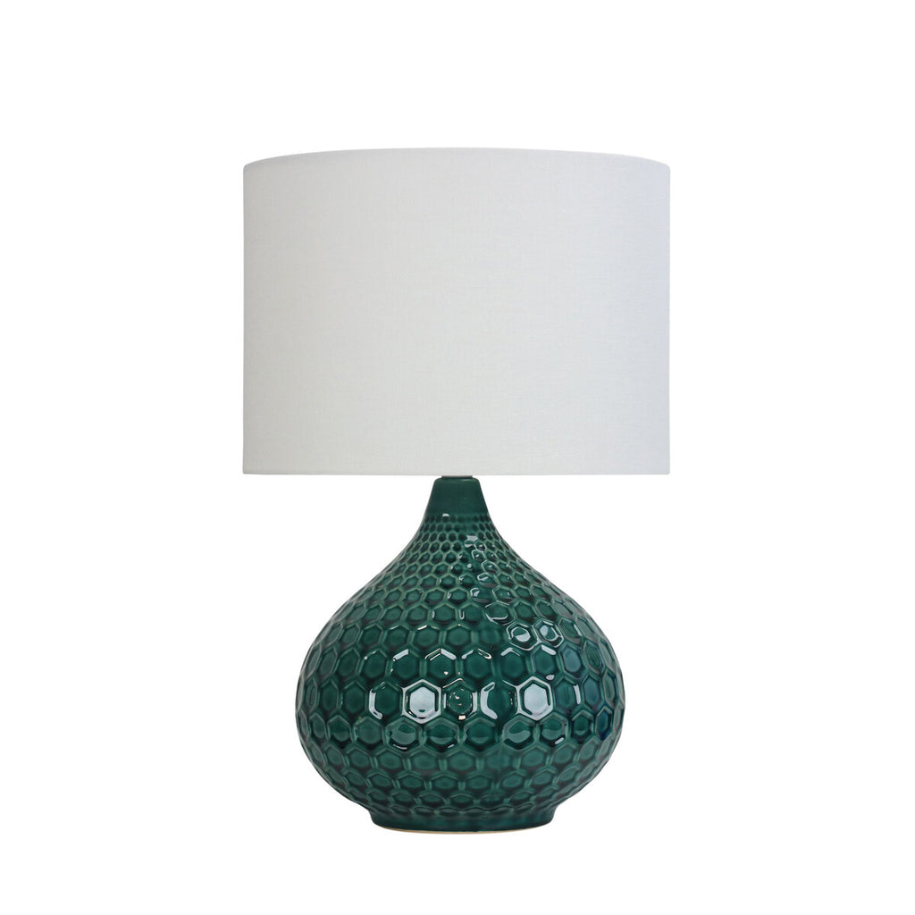 Oriel Lighting RIDLEY Ceramic Table Lamp w Shade