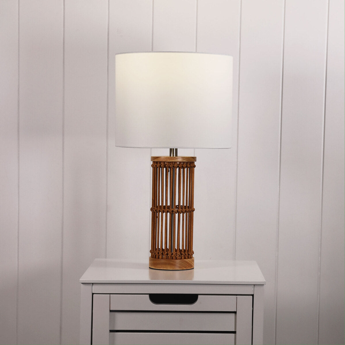 Oriel Lighting MEDAN Bamboo Table Lamp