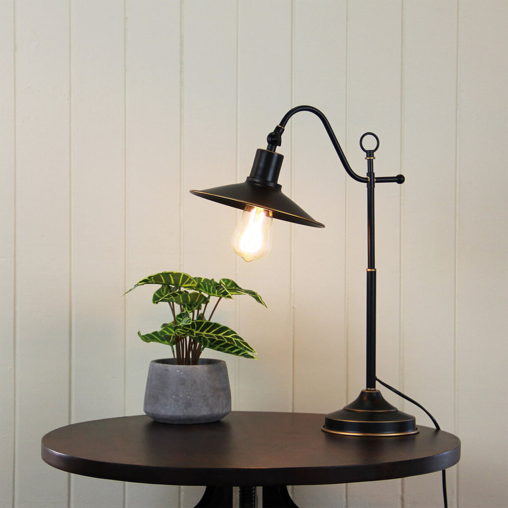 Oriel Lighting BOSTON Retro Industrial Table or Desk Lamp