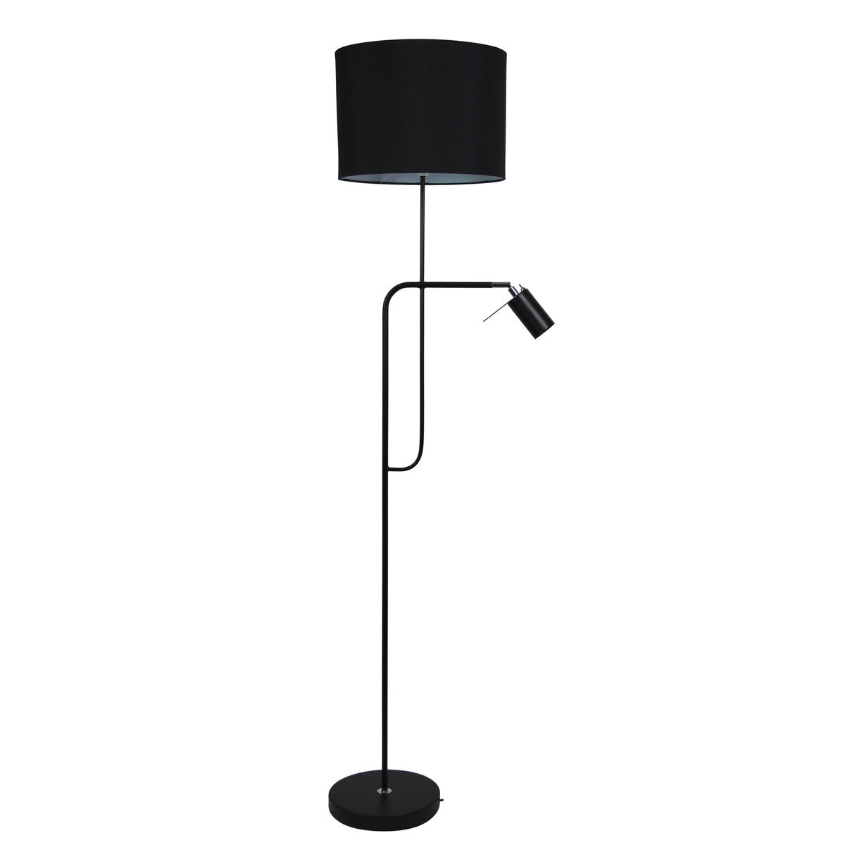 Oriel Lighting CARMEN Floor Lamp Mother-and-Child Twin Head Industrial Style