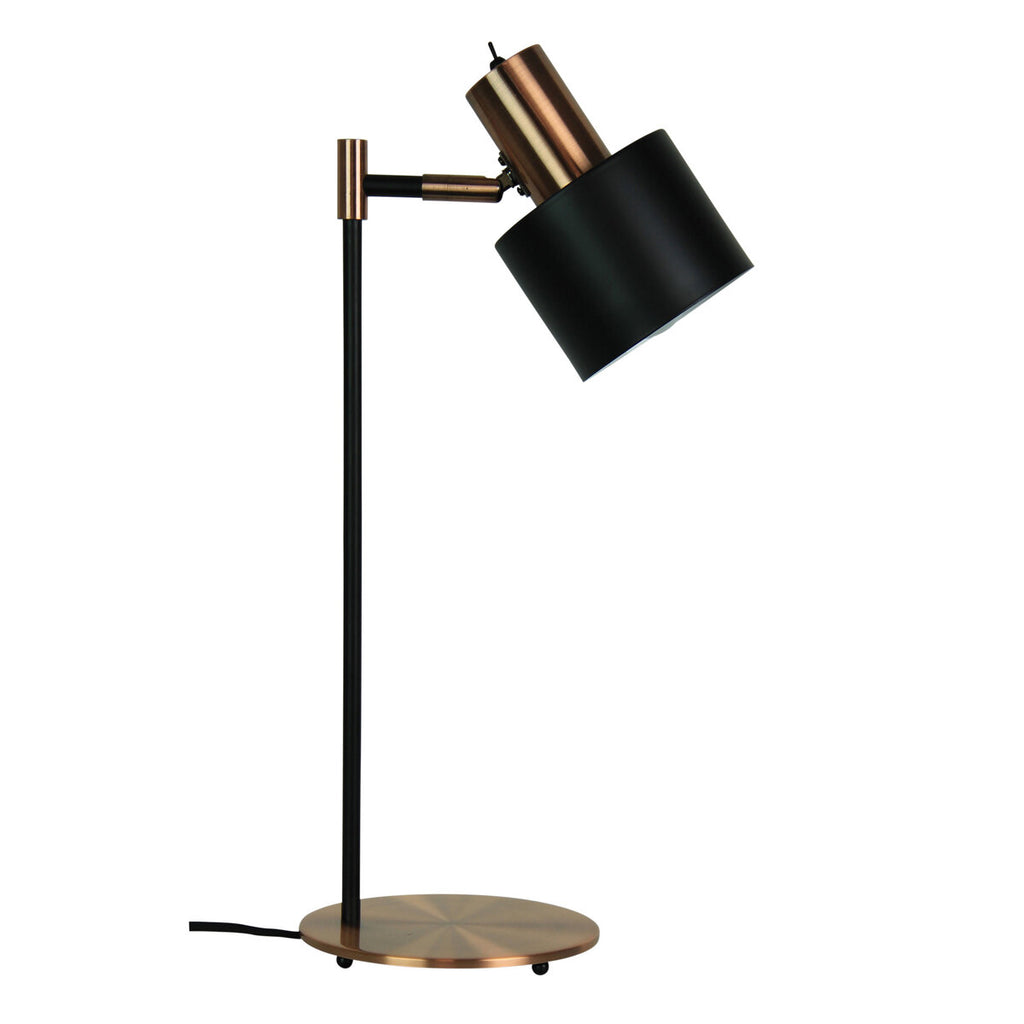 Oriel Lighting ARI Retro Desk Lamp Mid-Century Task Lamp with Brushed Copper