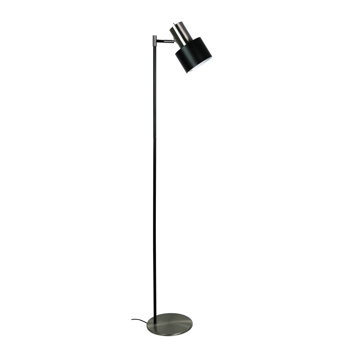 Oriel Lighting ARI FLOOR Retro Task Lamp in Brushed Chrome