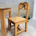 "Monkey Land" Kids Wooden Table and Chairs Set