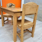"Monkey Land" Kids Wooden Table and Chairs Set