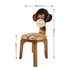 Kids Wooden Chair Monkey