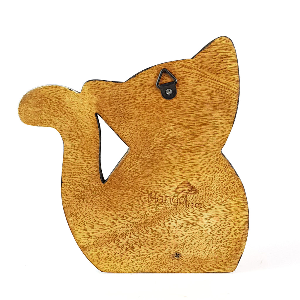 Wooden Wall Hooks Cat