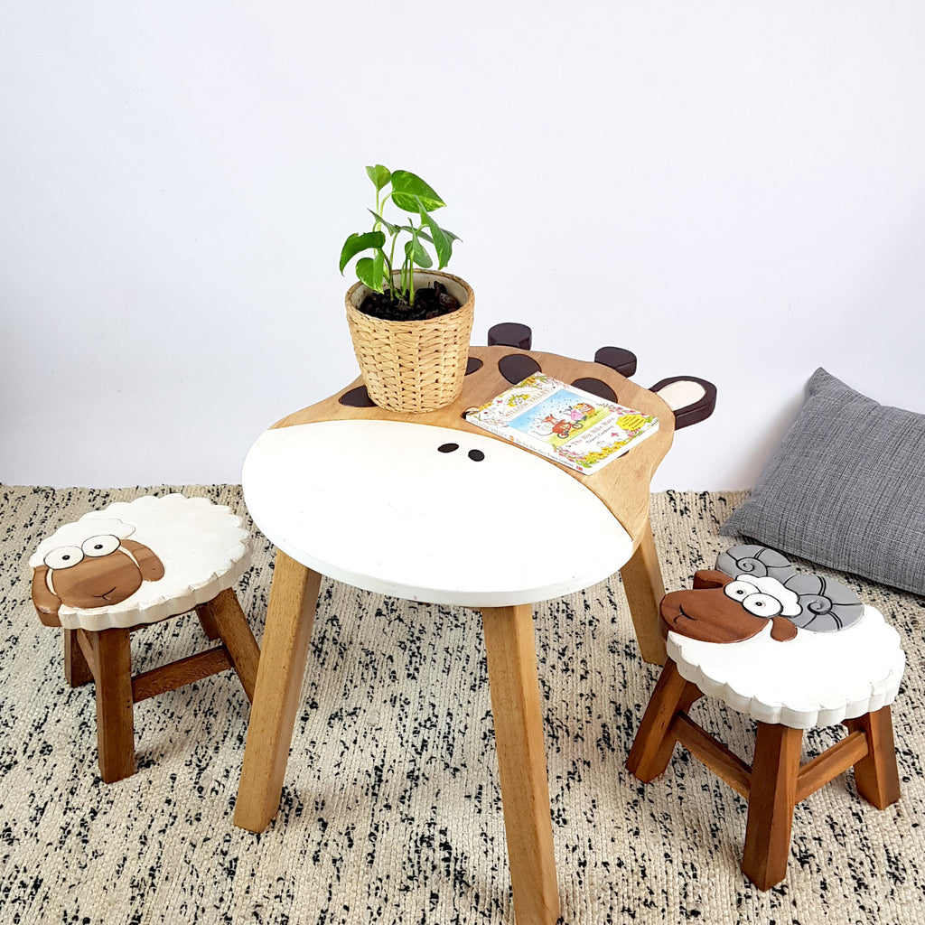 Kids Wooden Table Giraffee