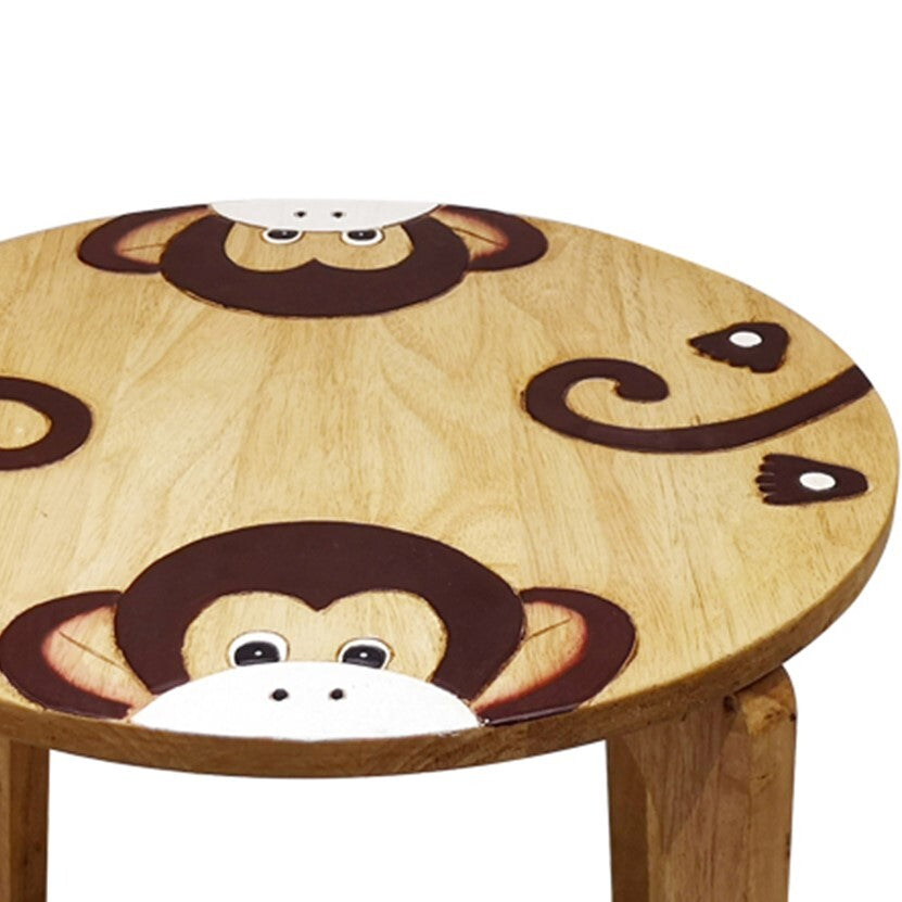 Kids Wooden Table Monkey