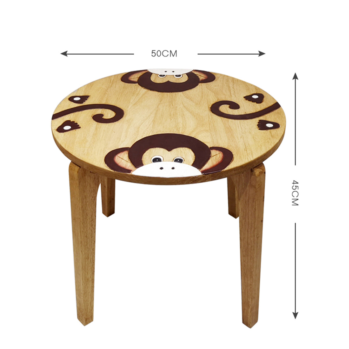 Kids Wooden Table Monkey
