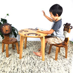 Kids Wooden Table Monkey