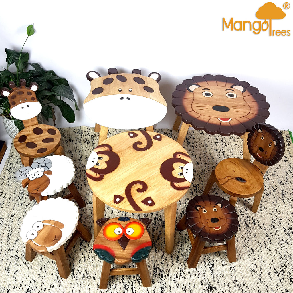 Kids Wooden Table Monkey