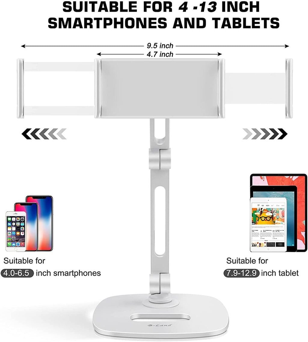 UNIVERSAL Tablet Phone Stand Mount Holder COMPATIBILITY in Silver
