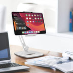 UNIVERSAL Tablet Phone Stand Mount Holder COMPATIBILITY in Silver
