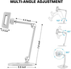 UNIVERSAL Tablet Phone Stand Mount Holder COMPATIBILITY in Silver