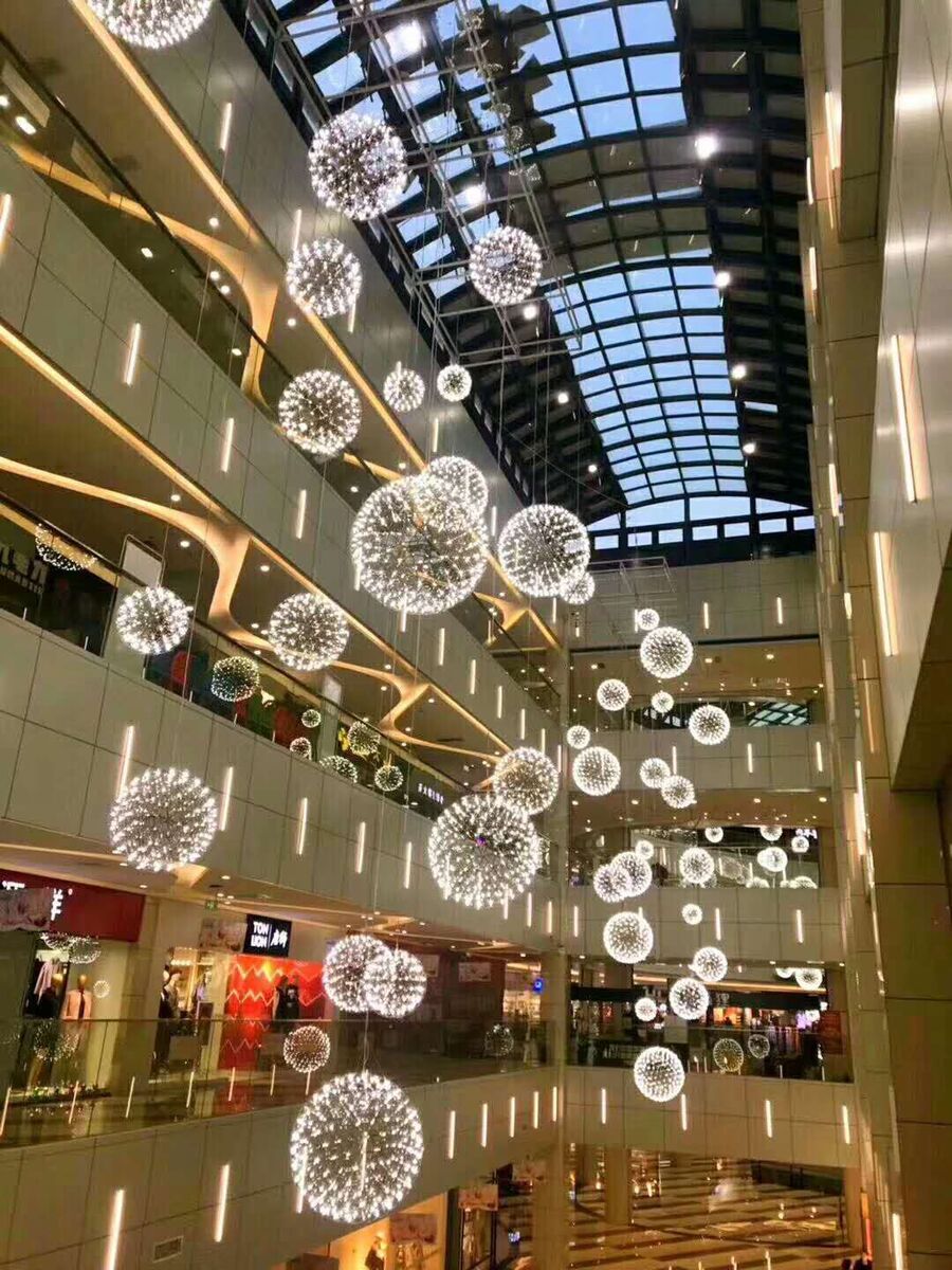 Fireworks Round Ceiling Light 30cm Day Light