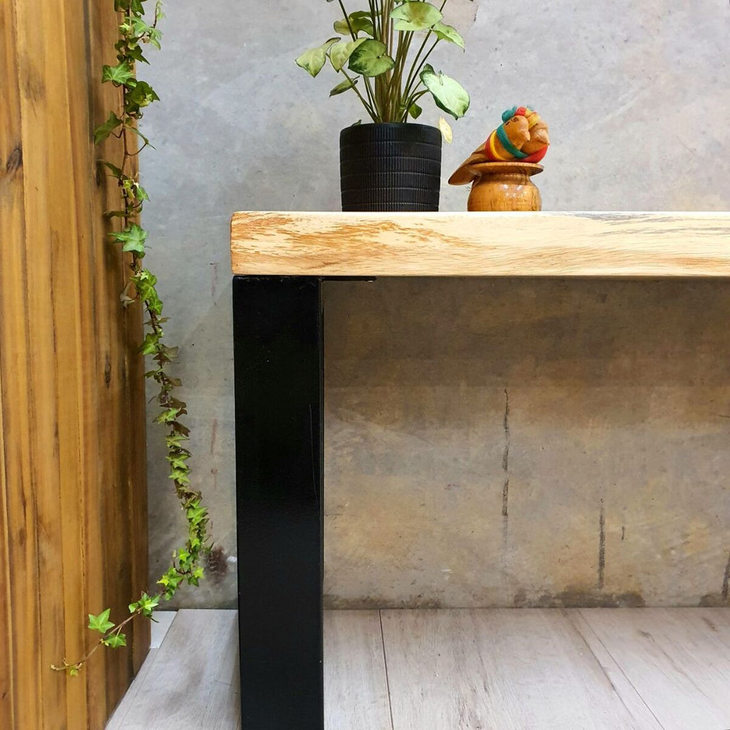 2.6m "Bungalow" TV Entertainment Unit Solid Raintree Wood Adjustable Length [1.6m to 2.6m]