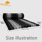 Roll Up Foldable Mattress + Pillow Block Set