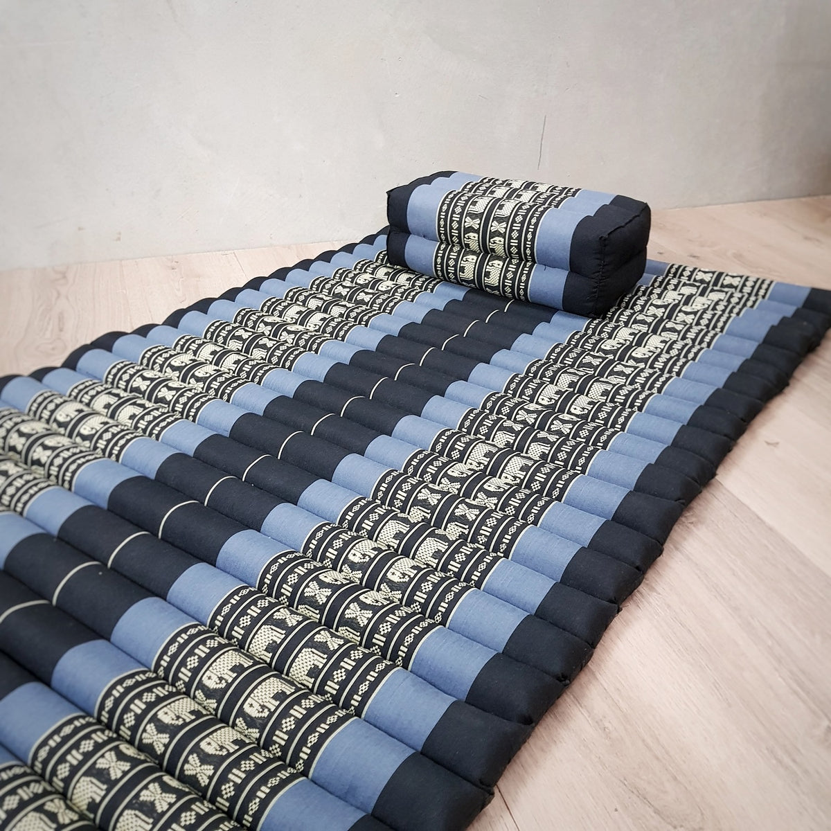 Roll Up Foldable Mattress + Pillow Block Set