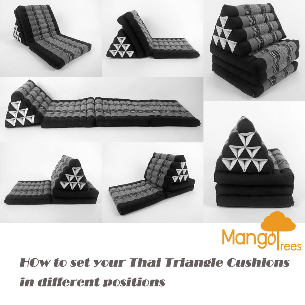 [Large] Thai Triangle Foldable Floor Mattress Daybed