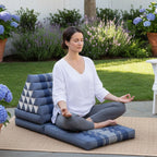 T15-Jumbo 3-Folds Thai Triangle Cushion Foldable Floor Mattress