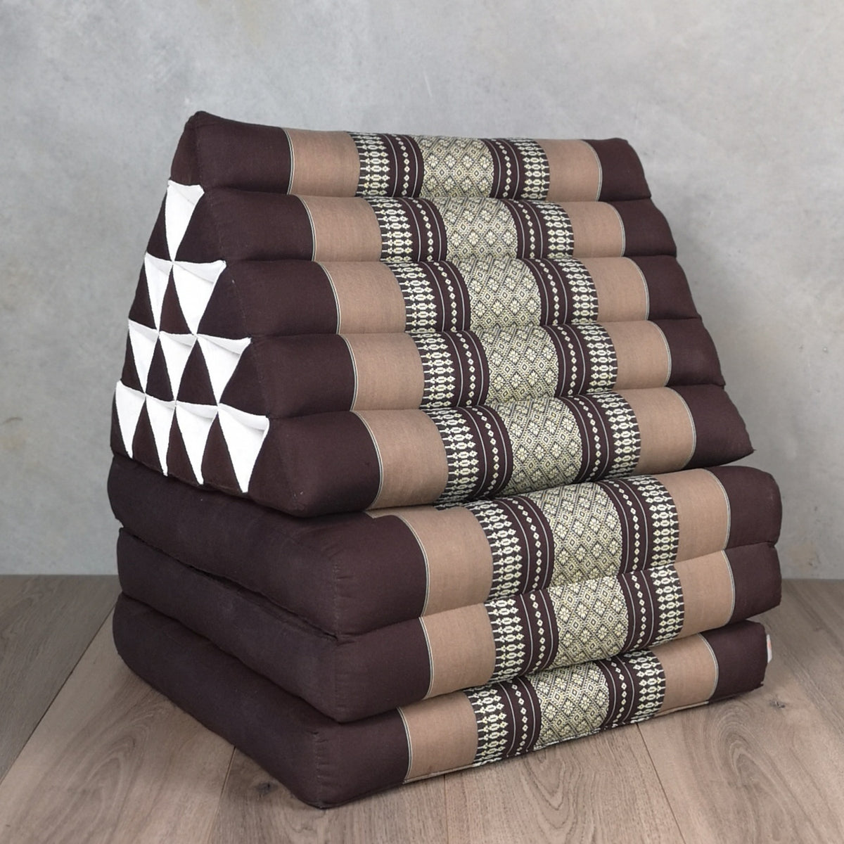 [Jumbo] 3-Folds Thai Triangle Cushion Foldable Floor Mattress