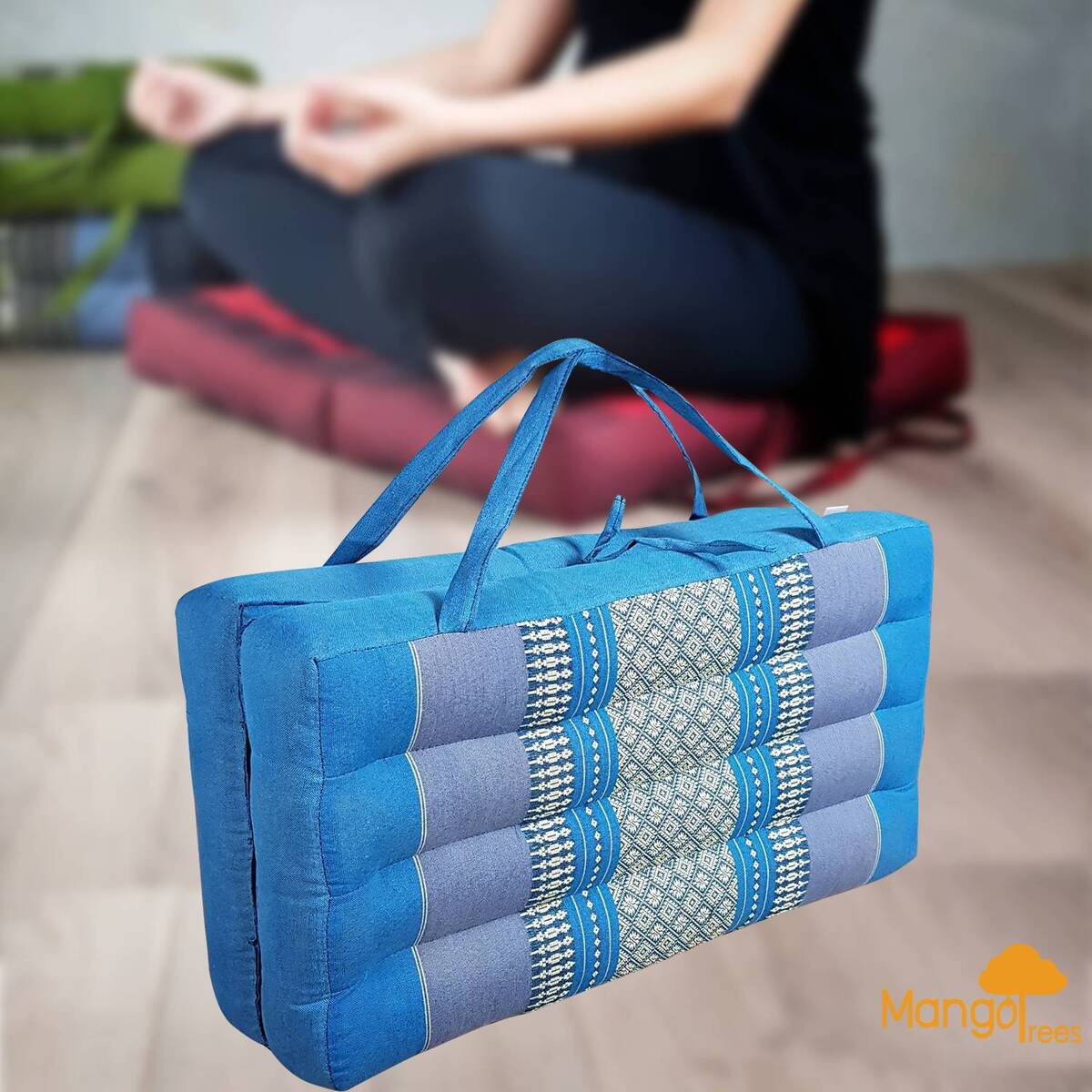 [50x50cm] Foldable Zabuton Meditation Cushion