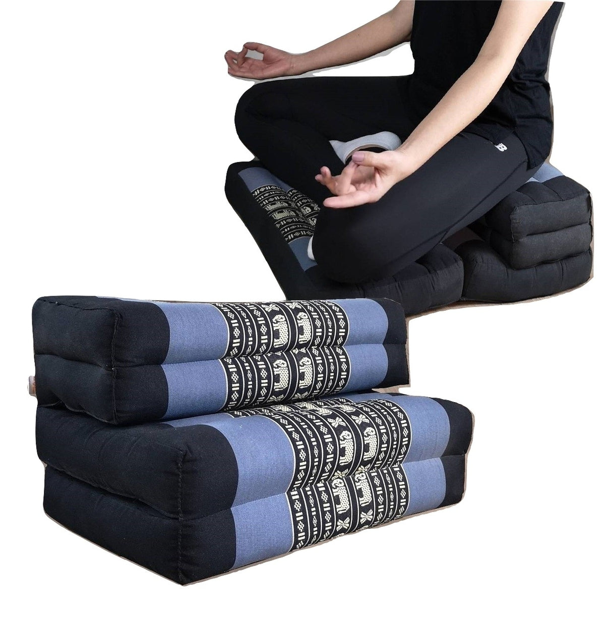 3-Fold Portable Zafu&Zabuton Meditation Cushion