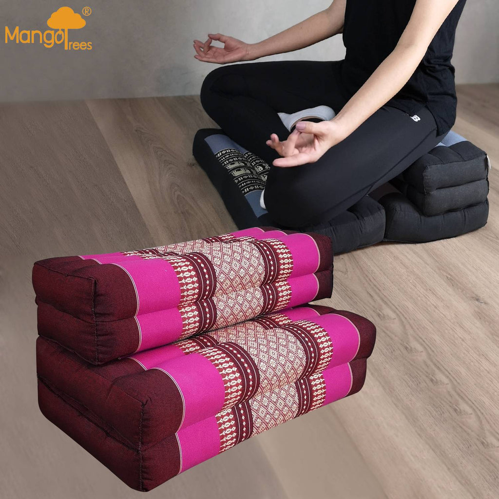3-Fold Portable Zafu&Zabuton Meditation Cushion