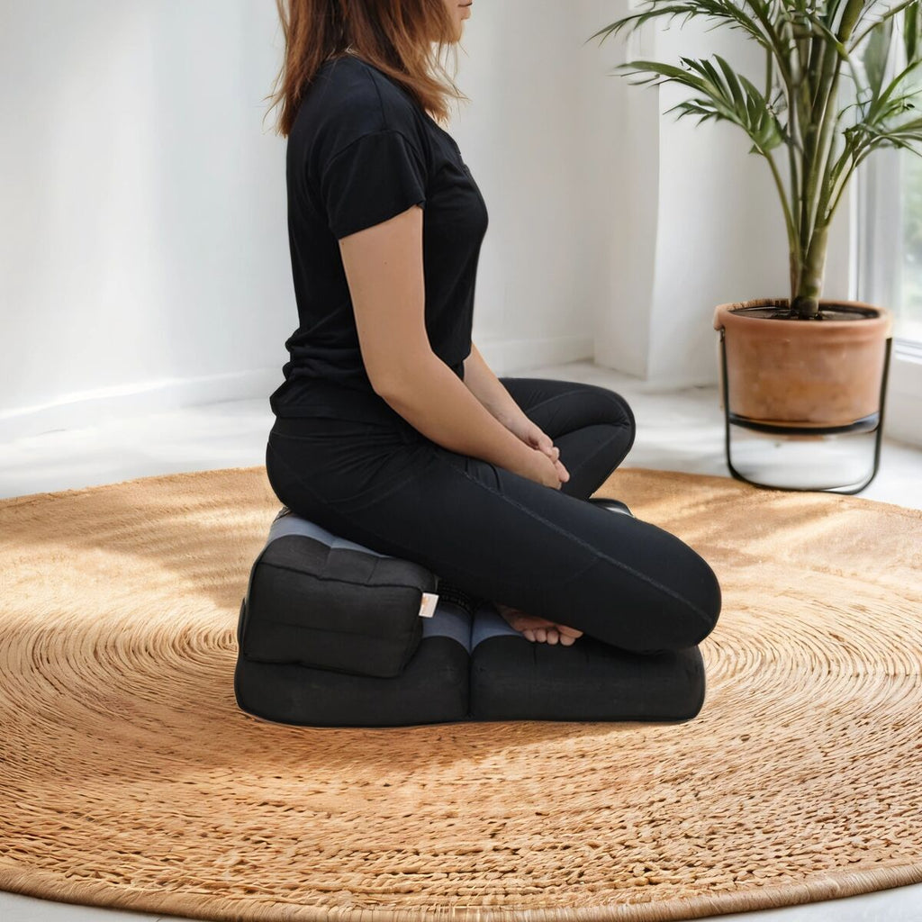 3-Fold Portable Zafu&Zabuton Meditation Cushion