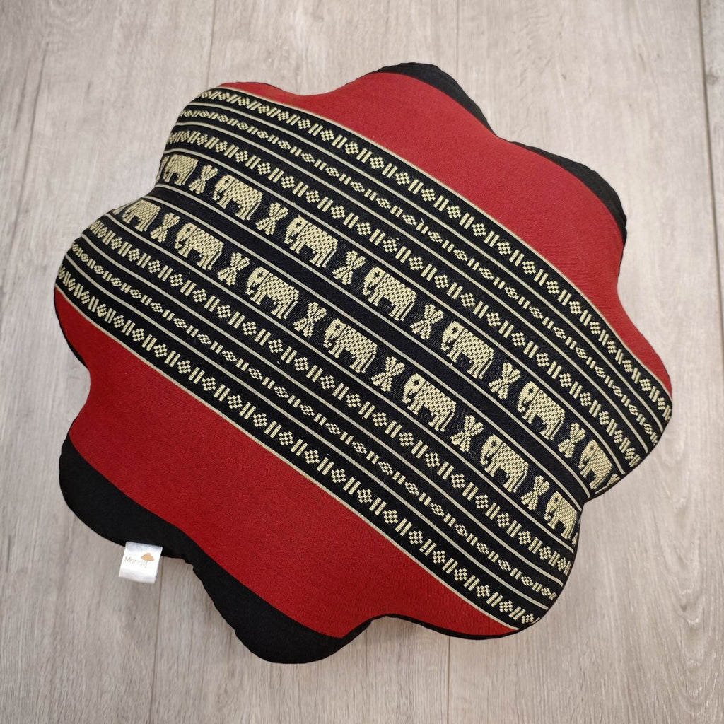 48x14 cm 8-Petal Ergo-Design Zafu Meditation Cushion