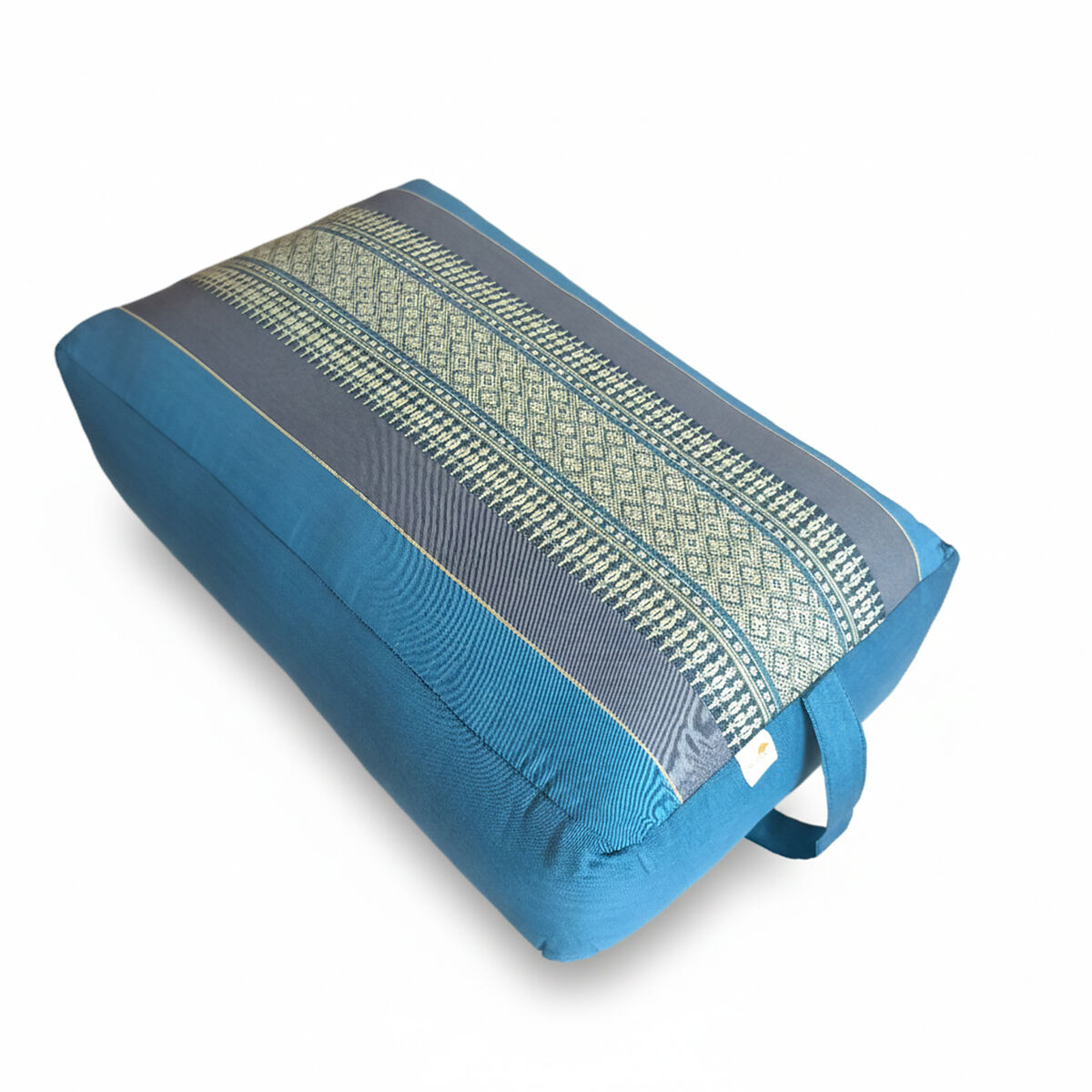 Oblong Meditation Cushion/ Yoga Bolster Prop Kapok Filled