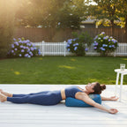 Oblong Meditation Cushion/ Yoga Bolster Prop Kapok Filled