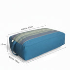 Oblong Meditation Cushion/ Yoga Bolster Prop Kapok Filled