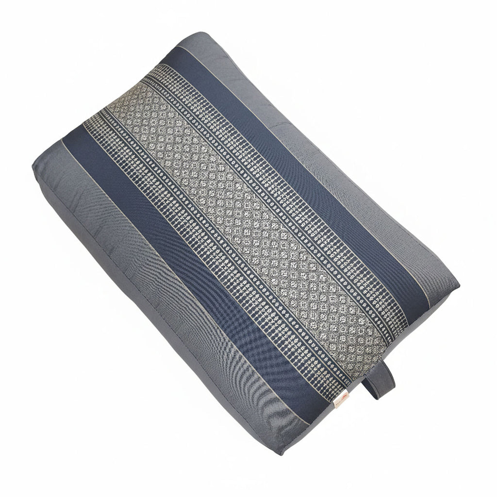 Oblong Meditation Cushion/ Yoga Bolster Prop Kapok Filled