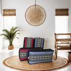 Oblong Meditation Cushion/ Yoga Bolster Prop Kapok Filled