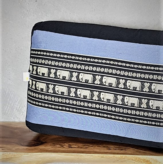Oblong Meditation Cushion/ Yoga Bolster Prop Kapok Filled
