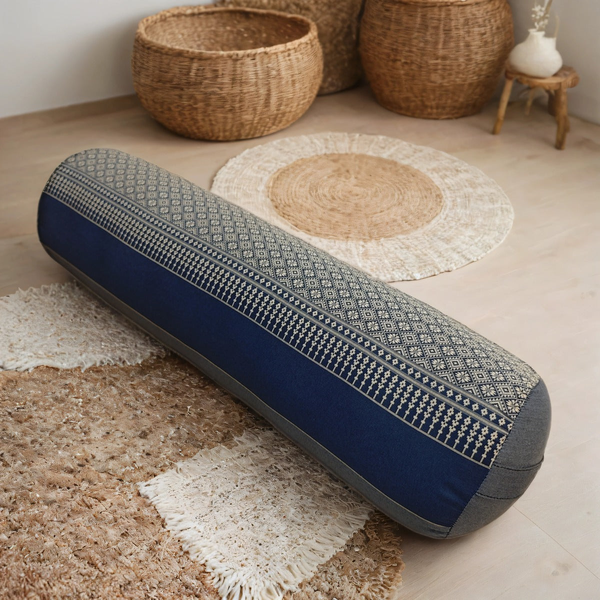 Yoga Bolsters Natural Kapok Filled